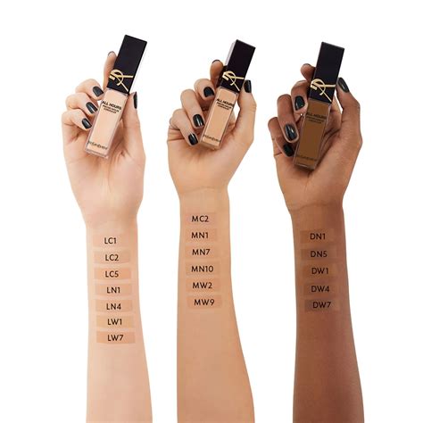 ysl concealer shades